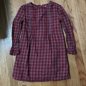 GAP Holiday Red Plaid Dress - Size S